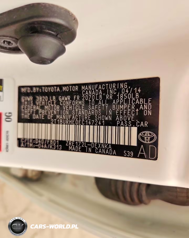 2014 Toyota Corolla Le Plus VIN:2T1BURHE0EC147241 - 12