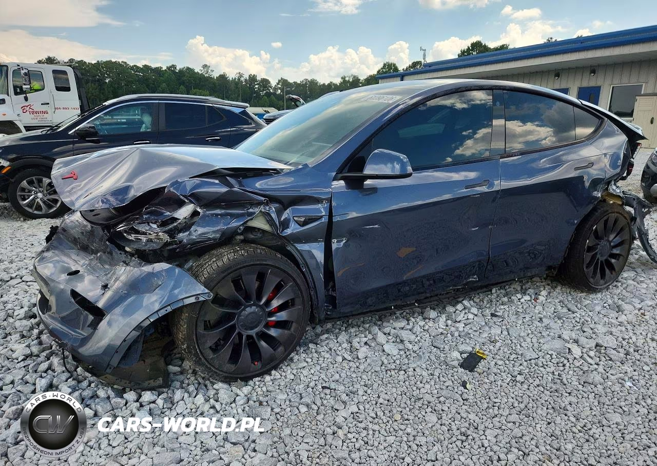 2023 Tesla Model Y VIN:7SAYGDEF4PF703070 - 1