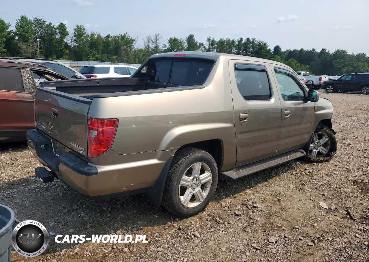 2011 Honda Ridgeline Rtl VIN:5FPYK1F57BB002474 - 3