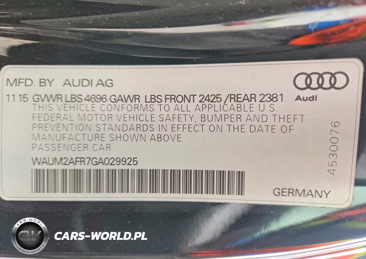 2016 Audi A5 Premium Plus S-Line VIN:WAUM2AFR7GA029925 - 12