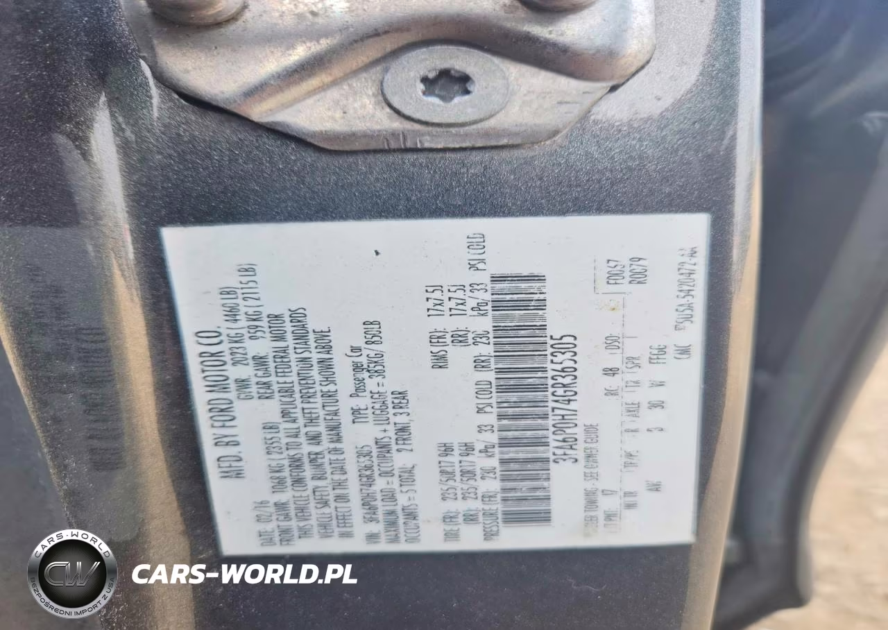 2016 Ford Fusion Se VIN:3FA6P0H74GR365305 - 12