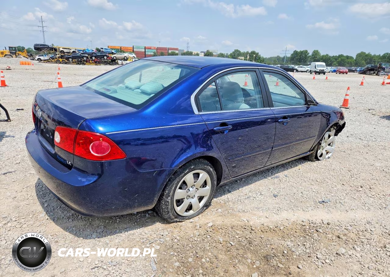 2008 Kia Optima Lx-Ex VIN:KNAGE123X85217130 - 3