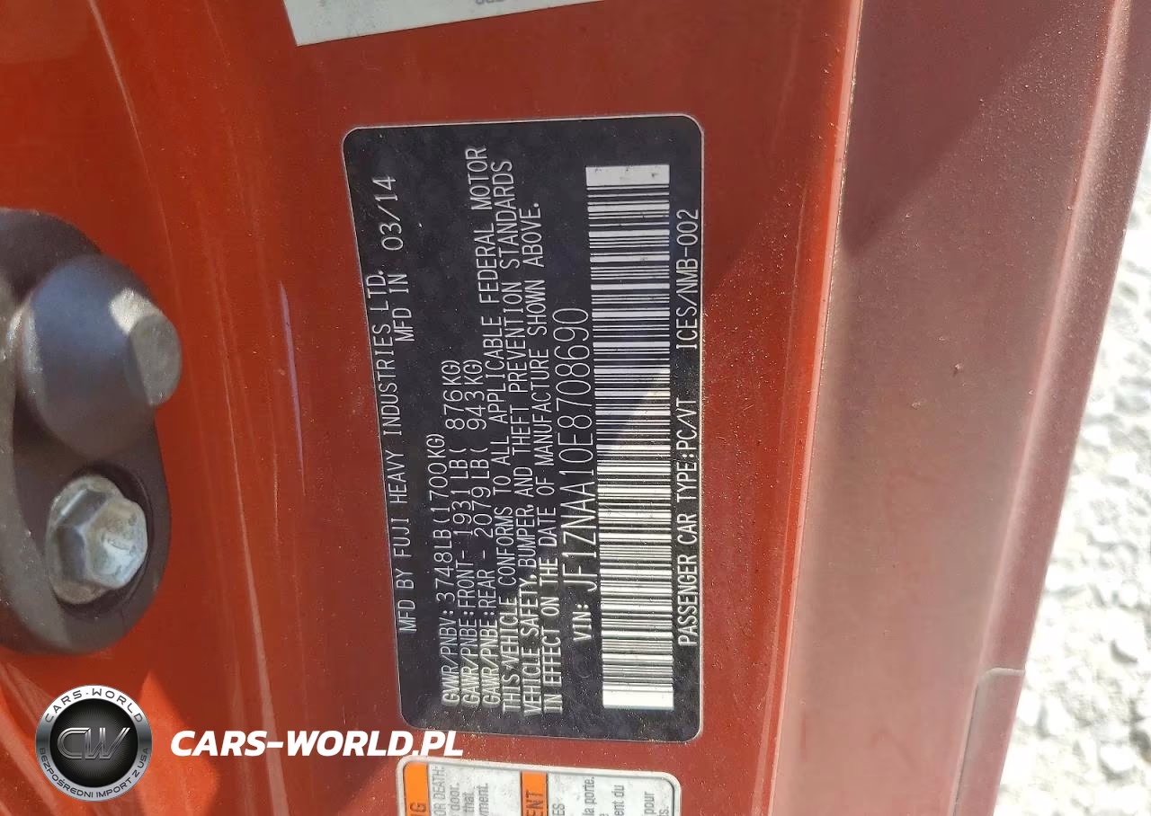 2014 Scion Fr-S Monogram VIN:JF1ZNAA10E8708690 - 12