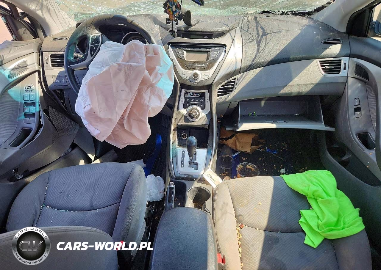 2012 Hyundai Elantra Gls VIN:KMHDH4AEXCU451490 - 8