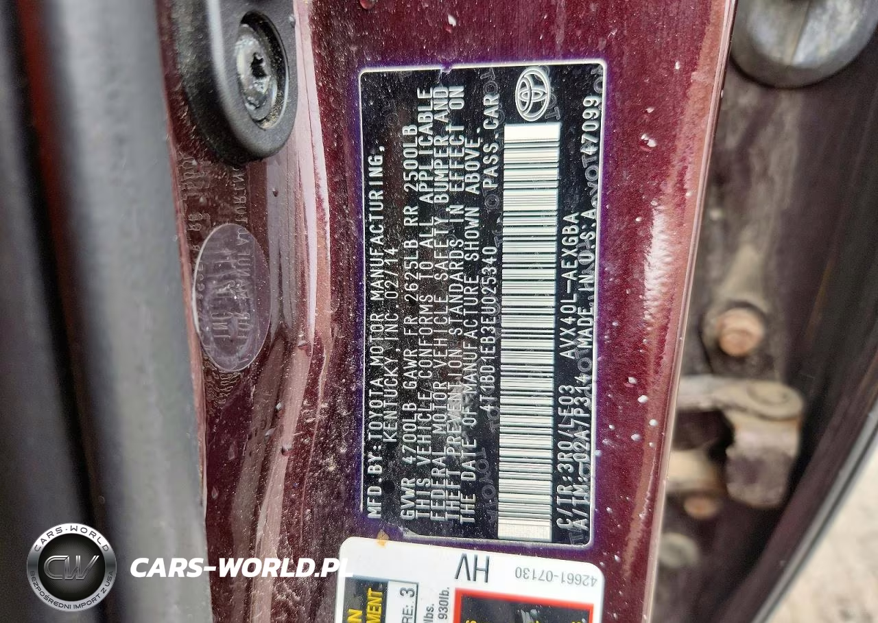 2014 Toyota Avalon Hybrid Xle Touring VIN:4T1BD1EB3EU025340 - 12