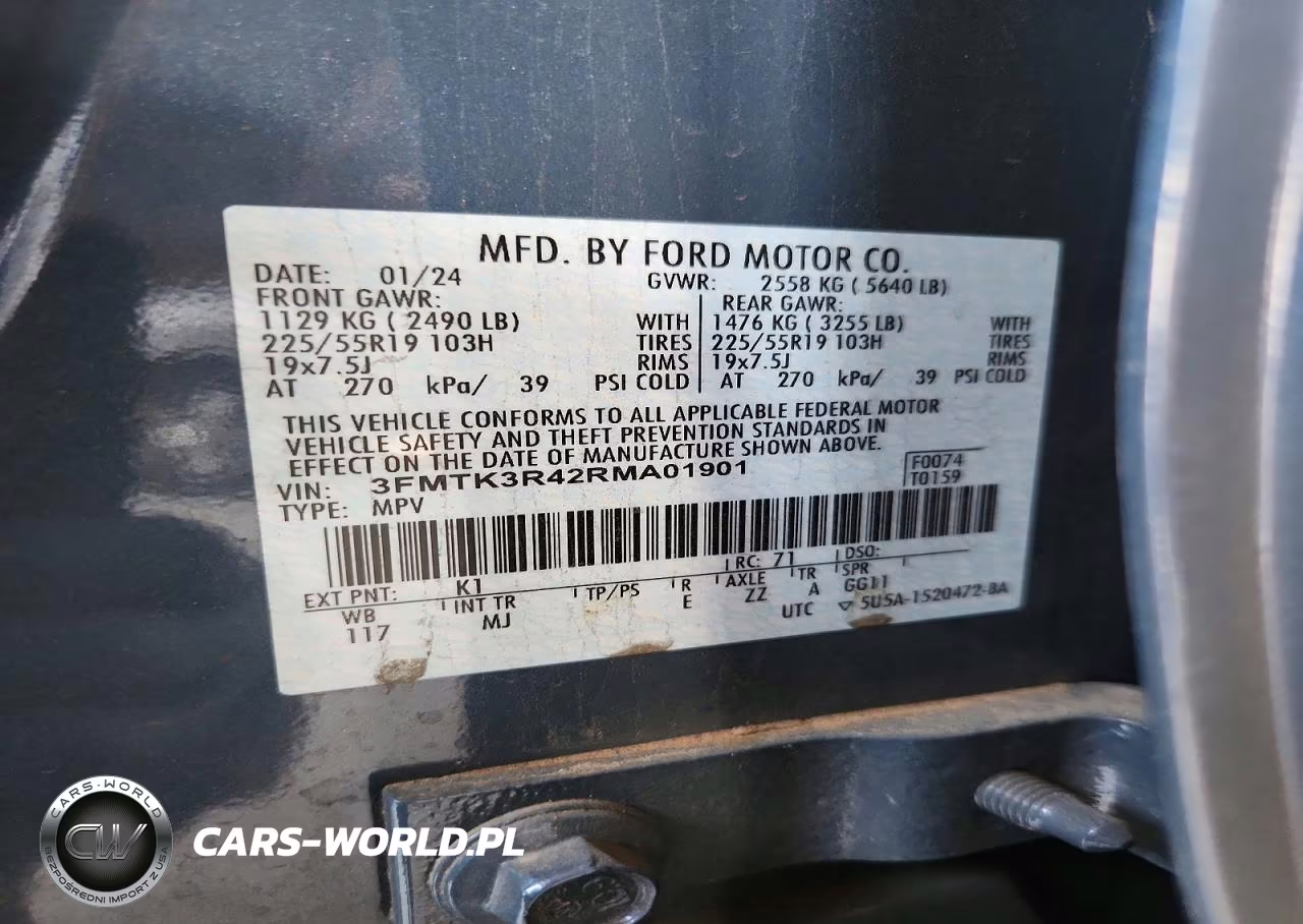 2024 Ford Mustang Mach-E Premium VIN:3FMTK3R42RMA01901 - 13