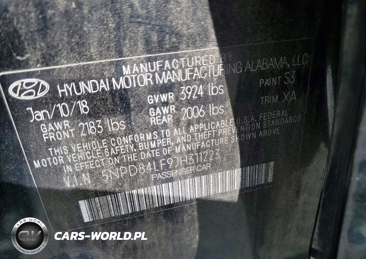2018 Hyundai Elantra Sel VIN:5NPD84LF9JH311223 - 12