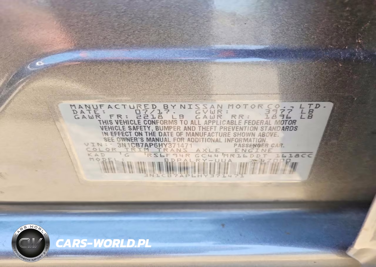 2017 Nissan Sentra Sr Turbo VIN:3N1CB7AP6HY371471 - 12