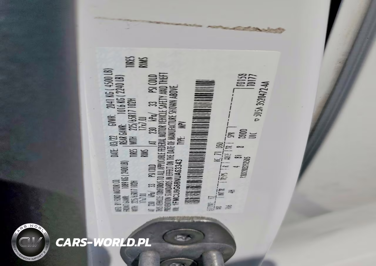 2022 Ford Escape Se VIN:1FMCU9G68NUA63343 - 13