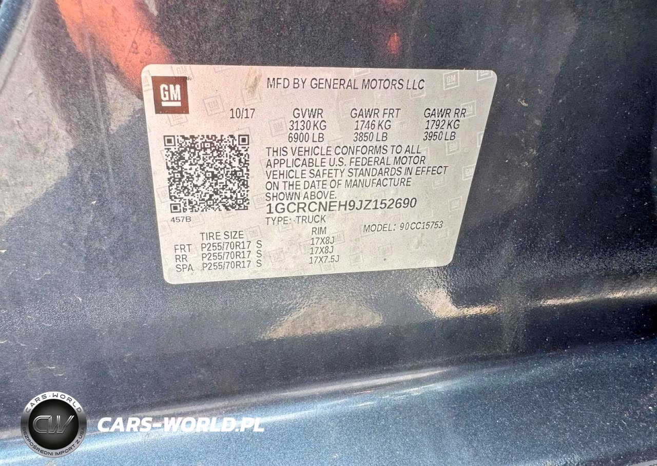 2018 Chevrolet Silverado C1500 VIN:1GCRCNEH9JZ152690 - 12