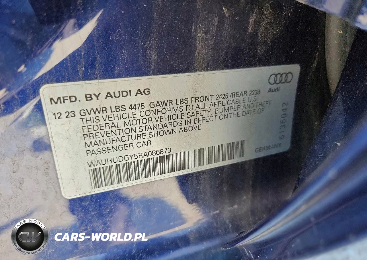 2024 Audi A3 Premium Plus VIN:WAUHUDGY5RA086873 - 12