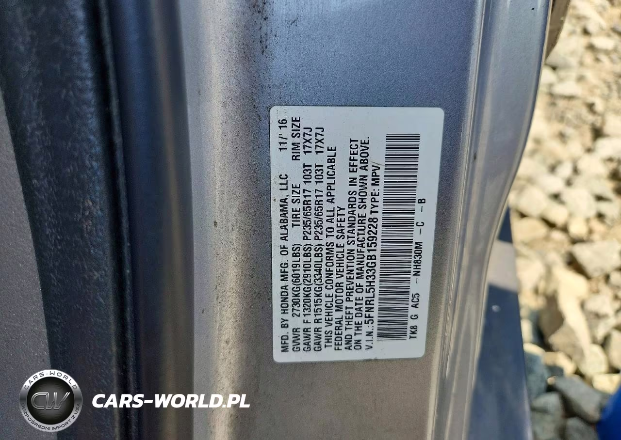 2016 Honda Odyssey Se VIN:5FNRL5H33GB159228 - 13