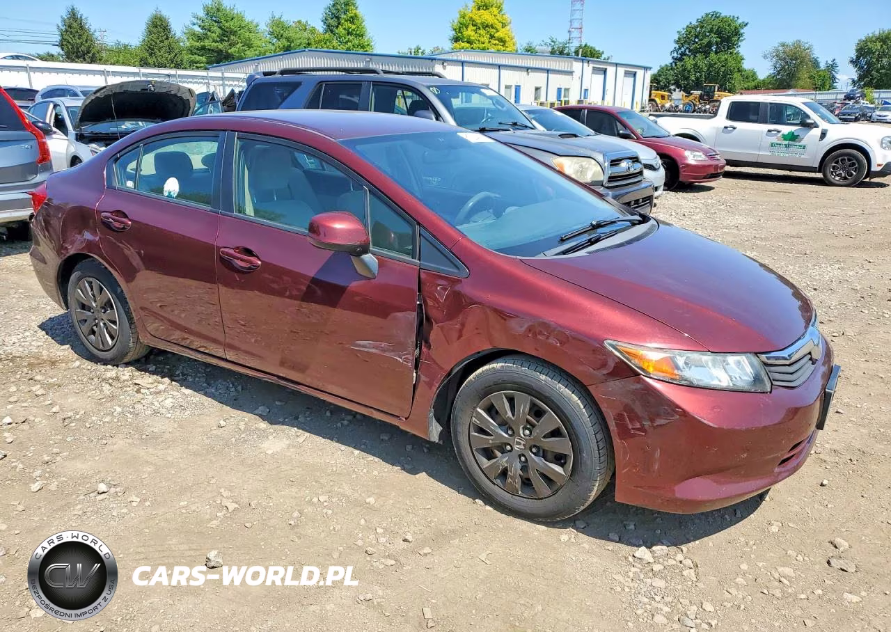 2012 Honda Civic Lx VIN:19XFB2F57CE079486 - 4