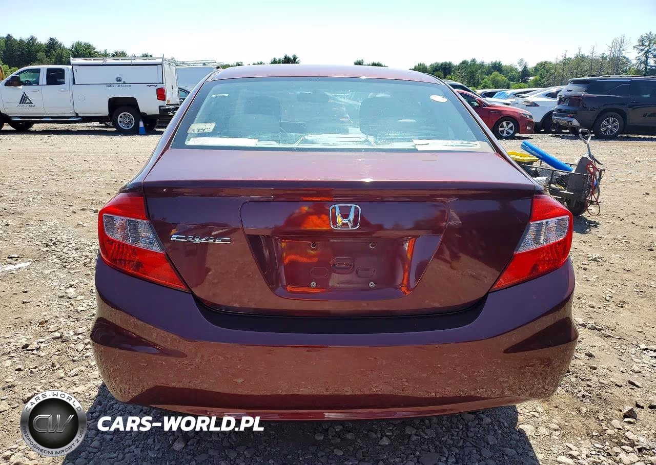 2012 Honda Civic Lx VIN:19XFB2F57CE079486 - 6