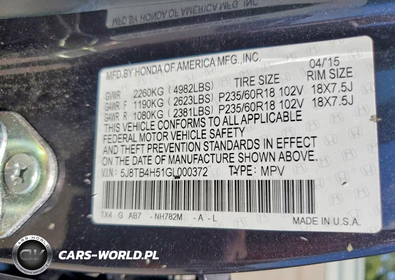 2016 Acura Rdx Technology VIN:5J8TB4H51GL000372 - 13