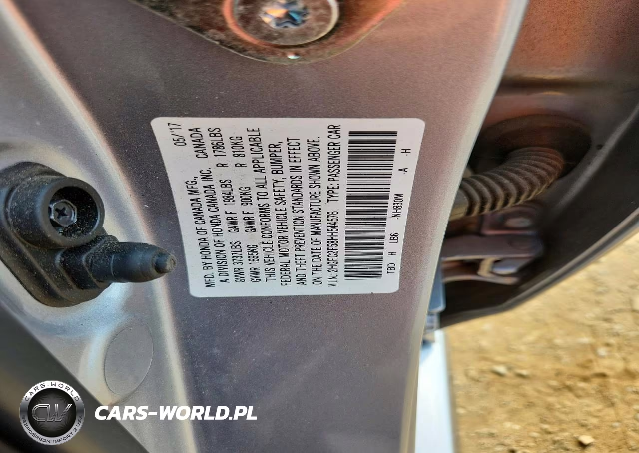 2017 Honda Civic Lx VIN:2HGFC2F58HH544576 - 12