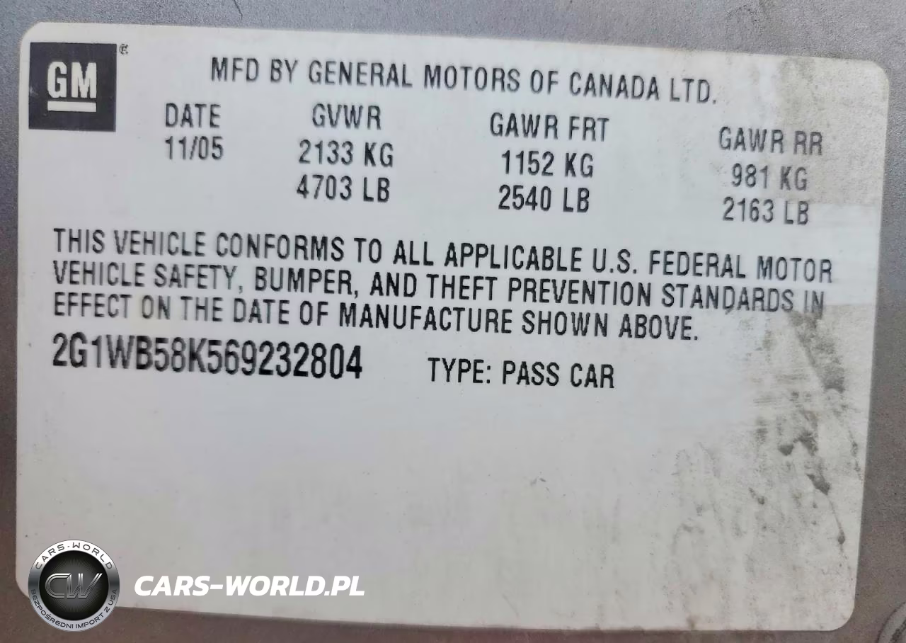 2006 Chevrolet Impala Ls VIN:2G1WB58K569232804 - 12