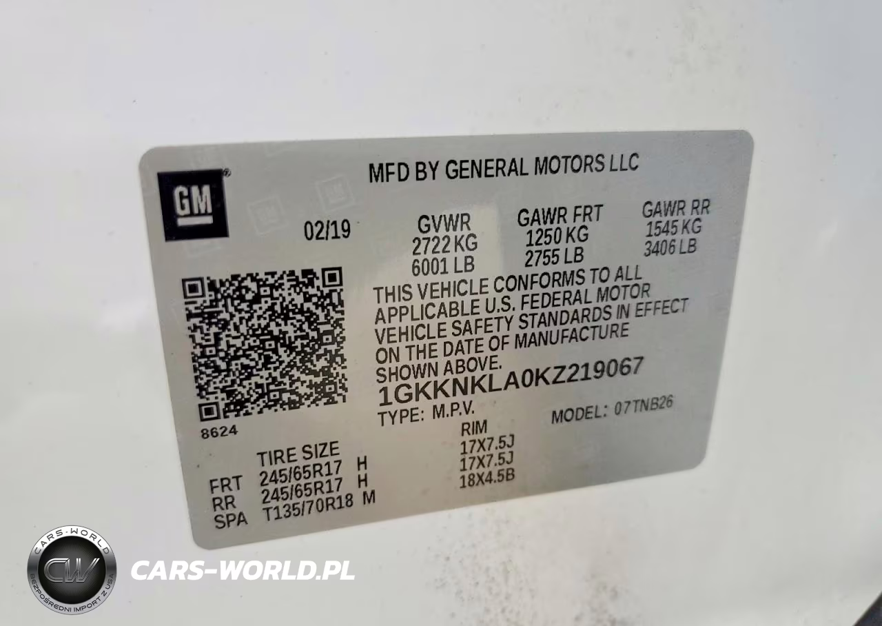 2019 GMC Acadia Sle VIN:1GKKNKLA0KZ219067 - 13