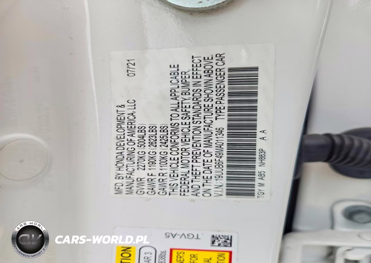 2021 Acura Tlx Technology VIN:19UUB6F49MA011346 - 13