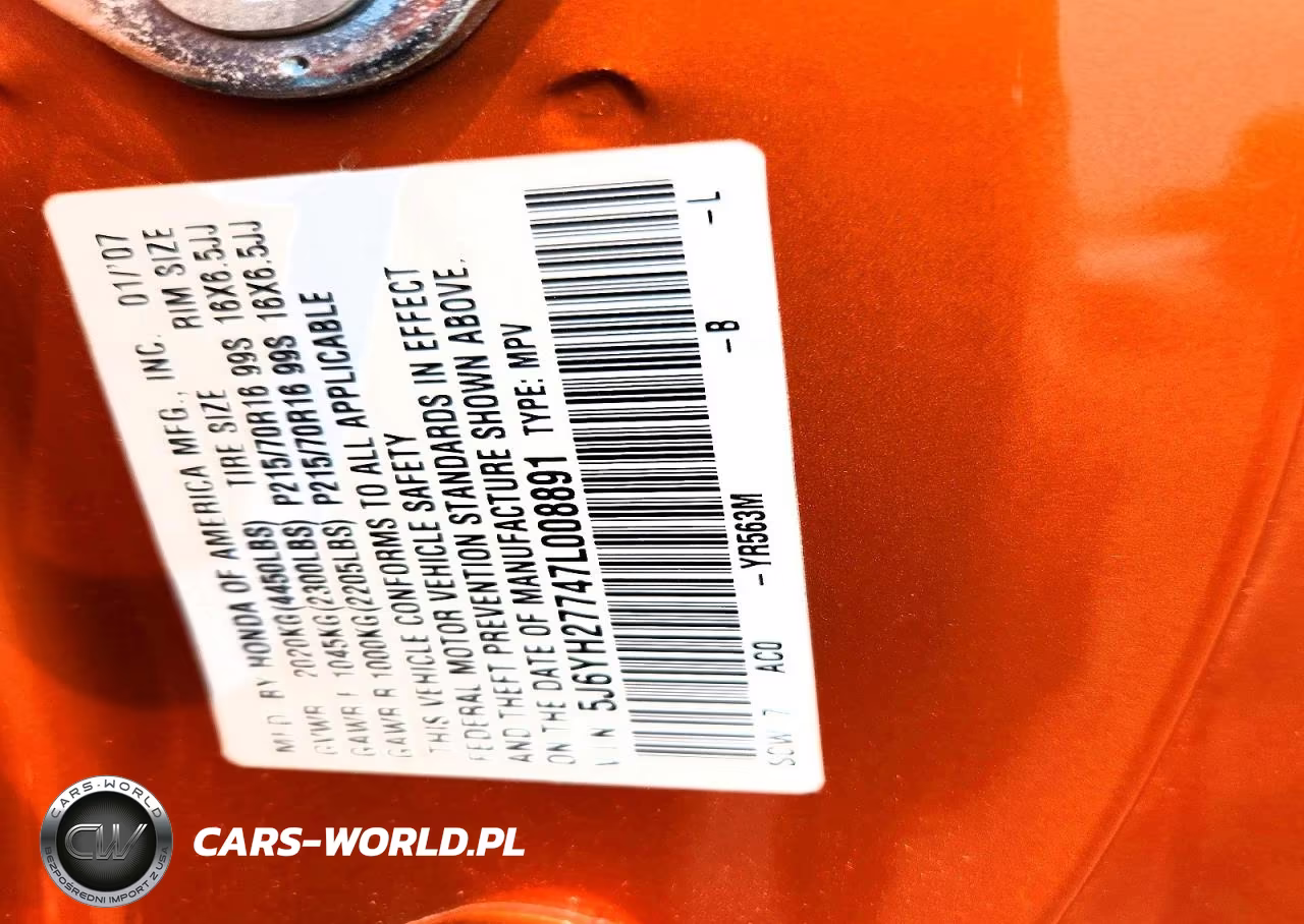 2007 Honda Element Ex VIN:5J6YH27747L008891 - 13