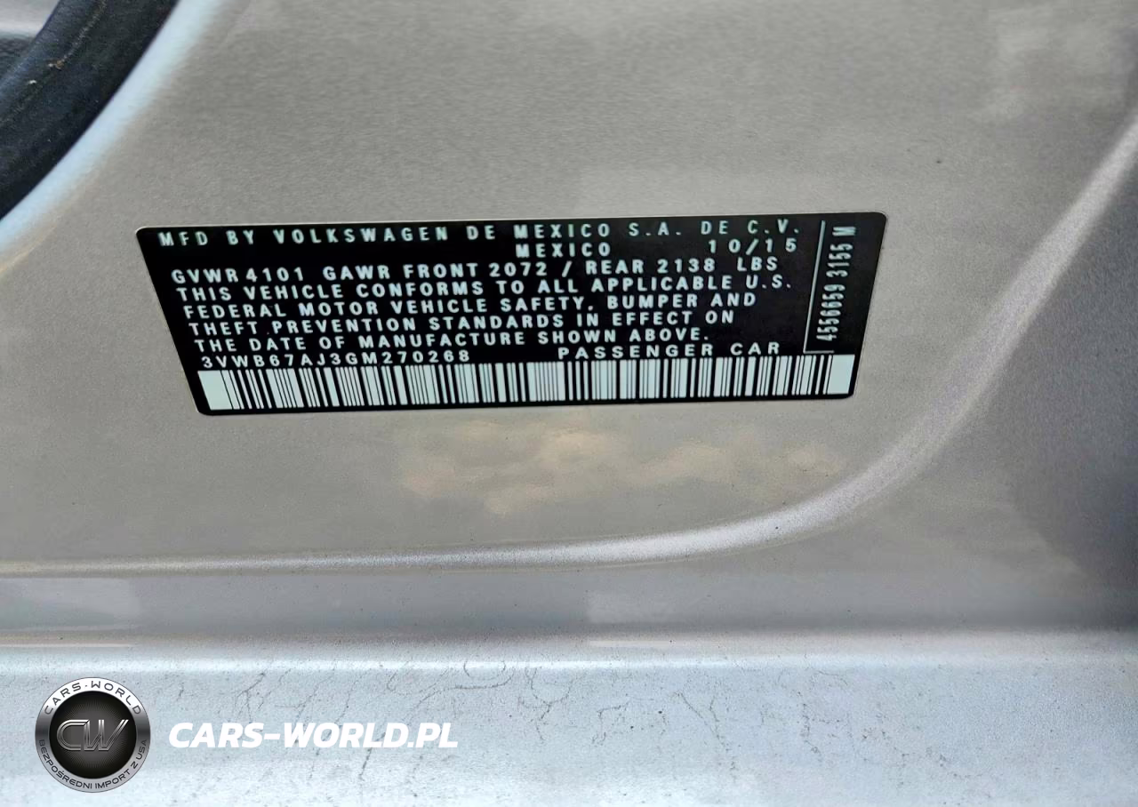 2016 Volkswagen Jetta Se VIN:3VWB67AJ3GM270268 - 12