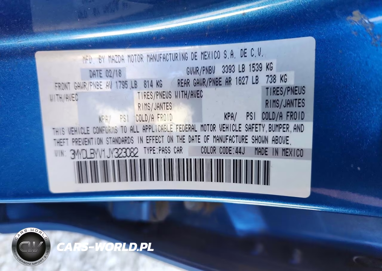 2018 Toyota Yaris Ia Base VIN:3MYDLBYV1JY323082 - 12
