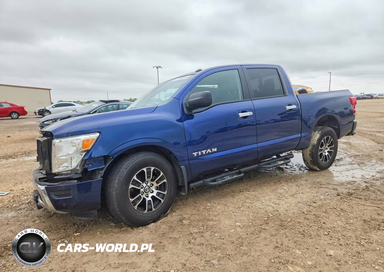 2021 Nissan Titan Sv VIN:1N6AA1EF1MN502851 - 1
