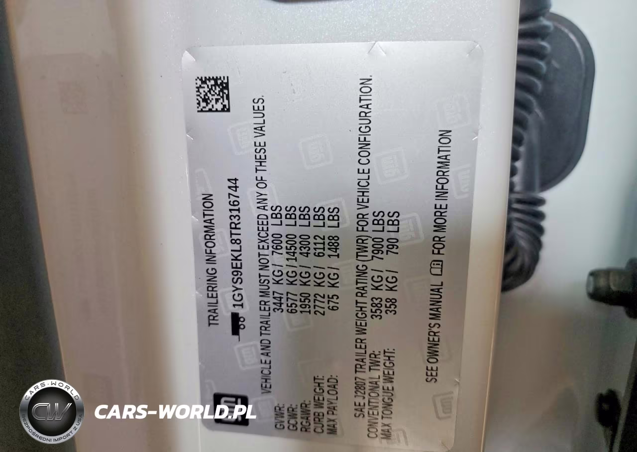 2026 Cadillac Escalade Sport VIN:1GYS9EKL8TR316744 - 13
