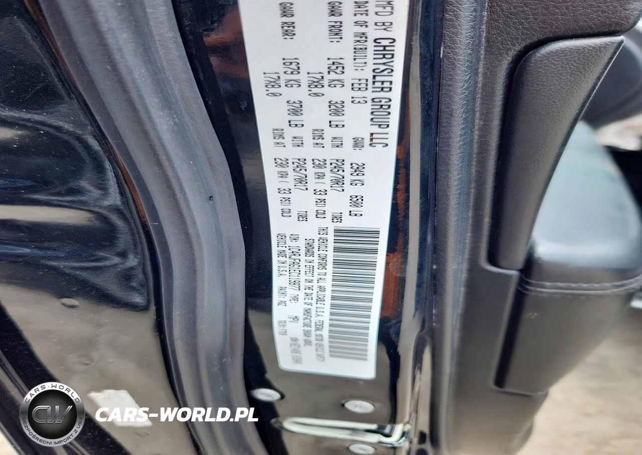 2014 Jeep Grand Cherokee Laredo VIN:1C4RJFAG1EC119877 - 13