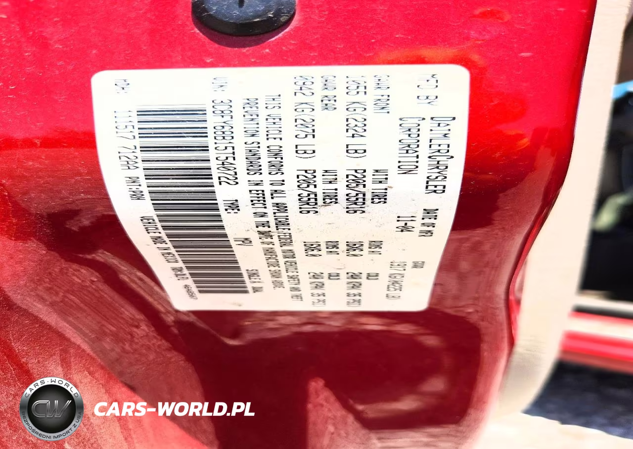 2005 Chrysler Pt Cruiser Limited VIN:3C8FY68B15T540722 - 12