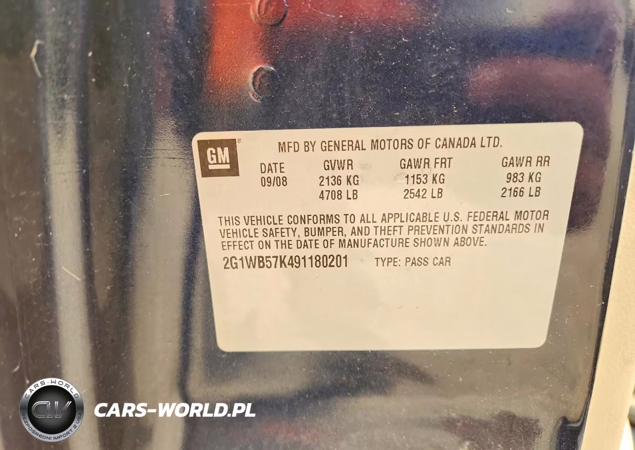 2009 Chevrolet Impala Ls VIN:2G1WB57K491180201 - 12