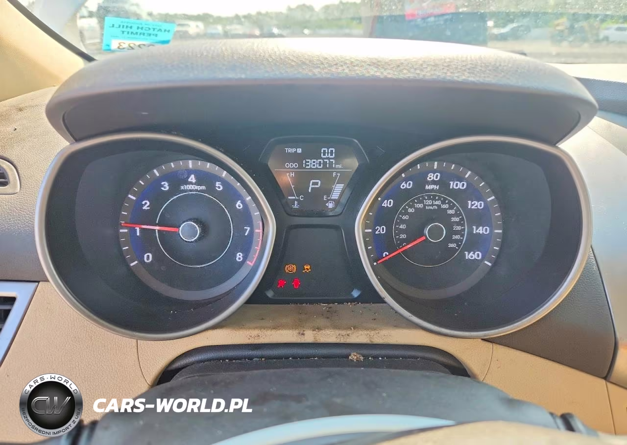 2012 Hyundai Elantra Gls VIN:5NPDH4AE0CH113871 - 9