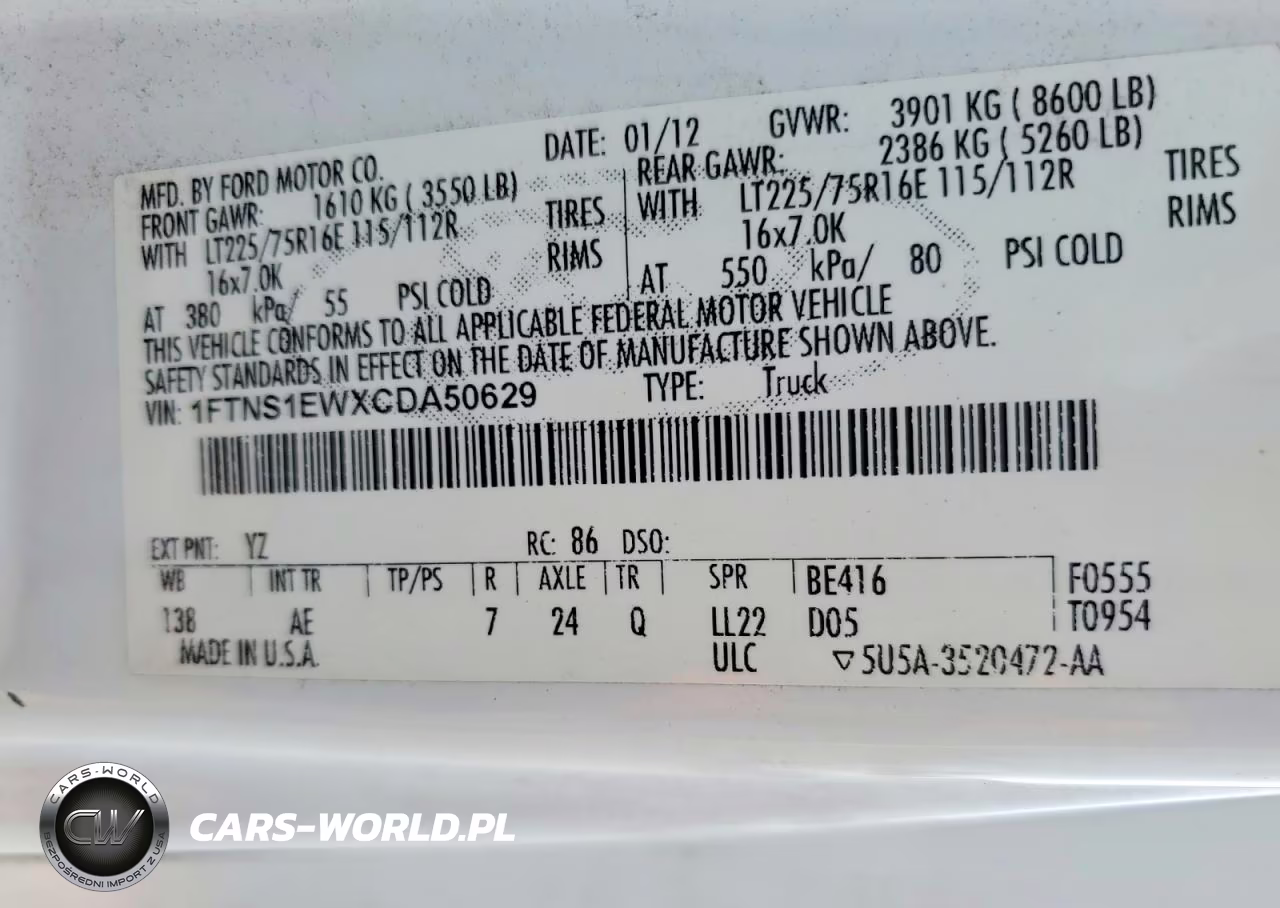 2012 Ford E150 Food Truck VIN:1FTNS1EWXCDA50629 - 14