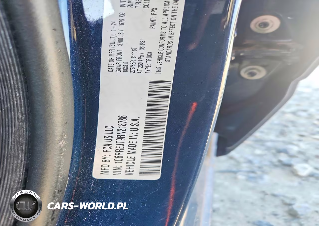 2024 Ram 1500 Laramie VIN:1C6RREJT9RN218786 - 12