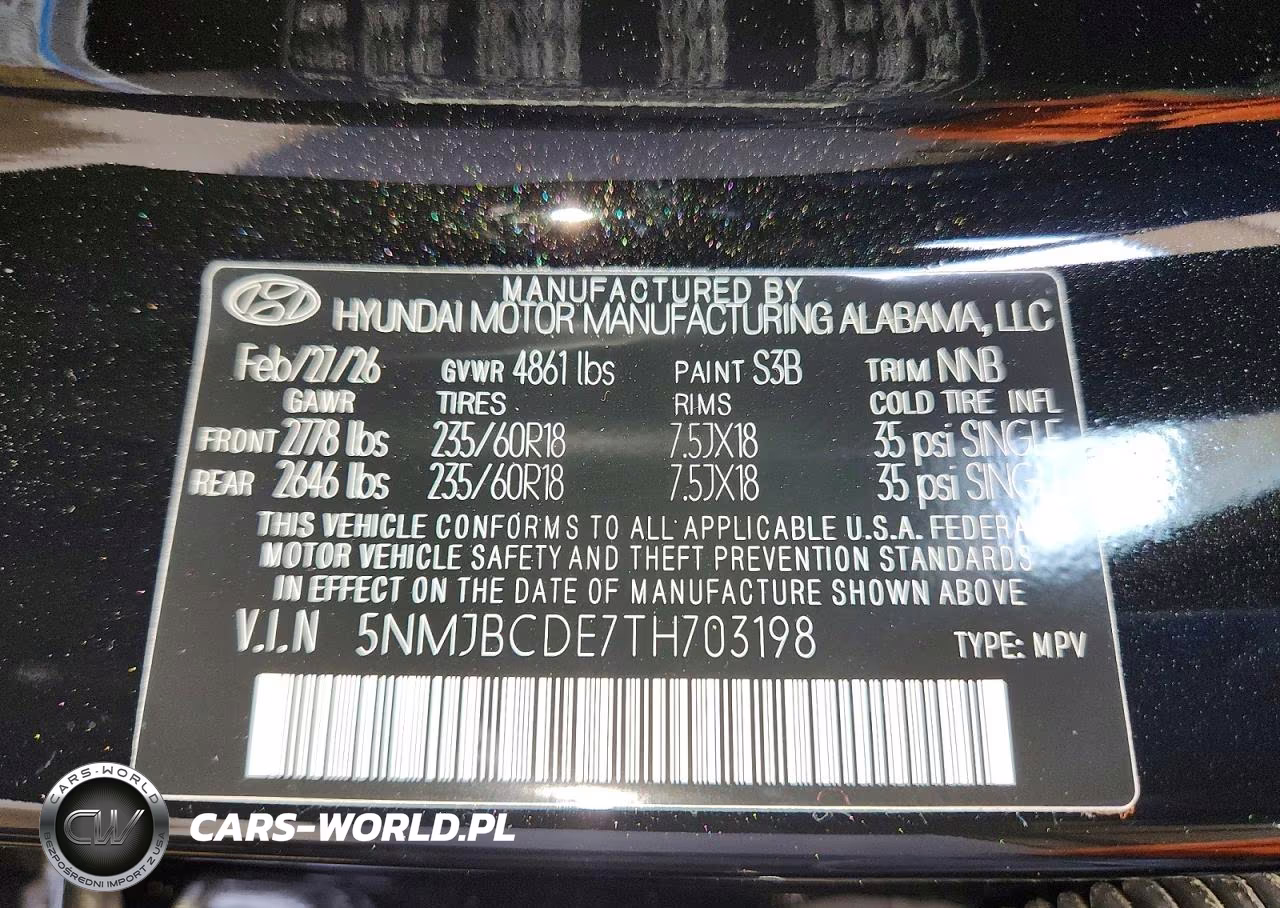 2026 Hyundai Tucson Sel VIN:5NMJBCDE7TH703198 - 13