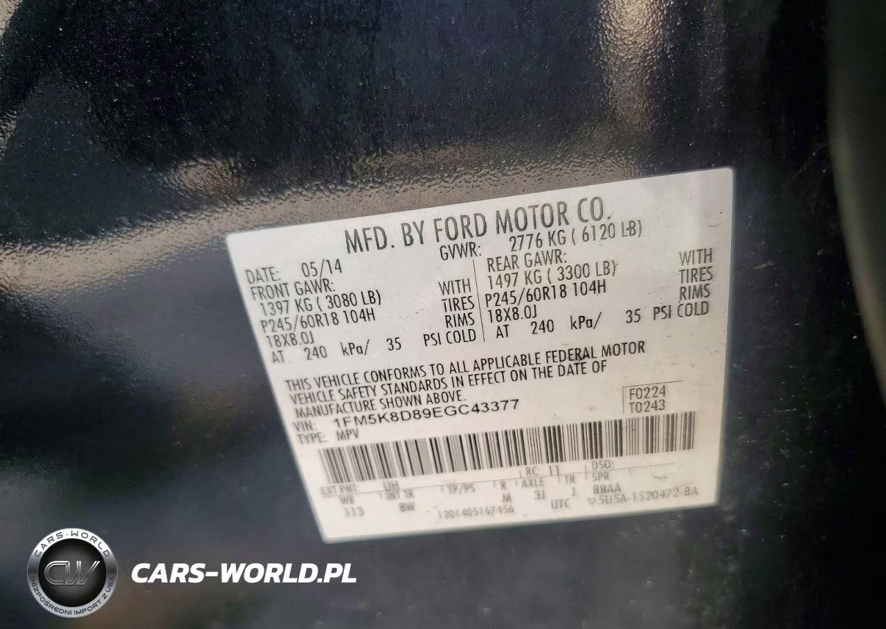 2014 Ford Explorer Xlt VIN:1FM5K8D89EGC43377 - 13