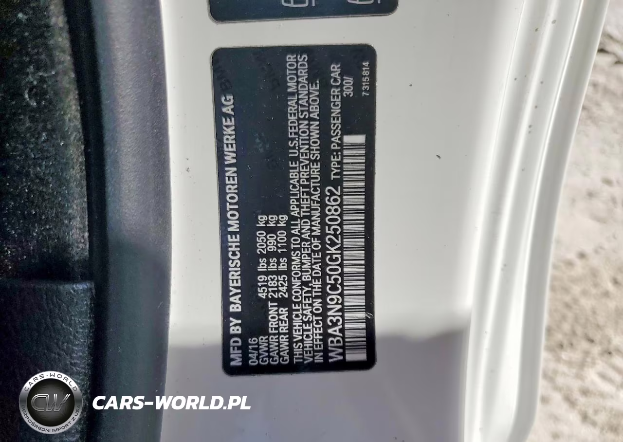 2016 BMW 428 Xi VIN:WBA3N9C50GK250862 - 12