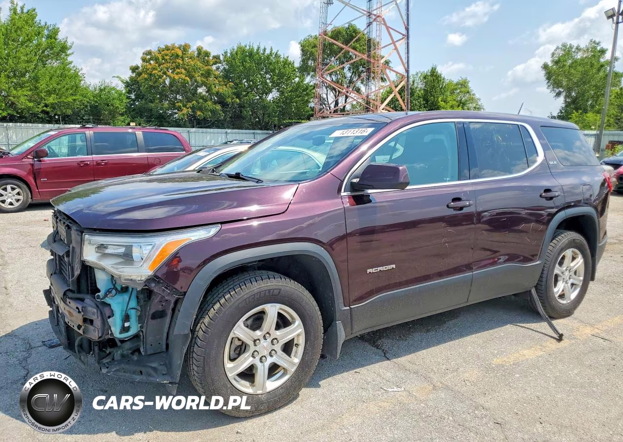 2018 GMC Acadia Sle VIN:1GKKNKLA6JZ106741 - 1