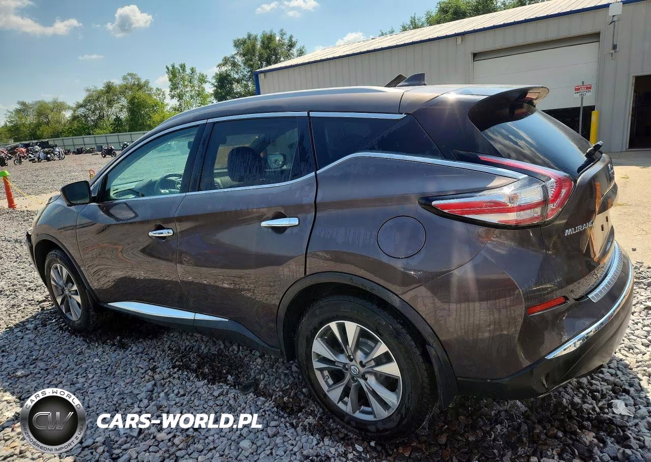 2017 Nissan Murano Sl VIN:5N1AZ2MH3HN116485 - 2