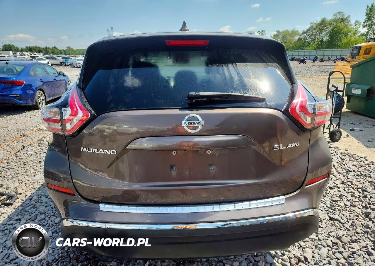 2017 Nissan Murano Sl VIN:5N1AZ2MH3HN116485 - 6