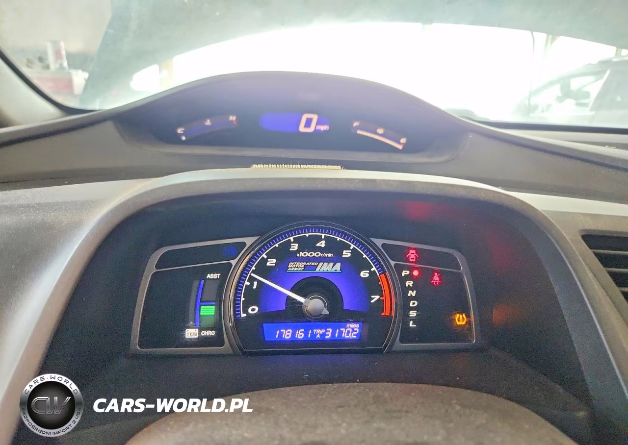 2008 Honda Civic Hybrid VIN:JHMFA36208S024007 - 9