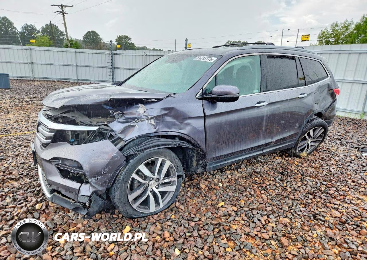 2018 Honda Pilot Touring VIN:5FNYF6H93JB037781 - 1