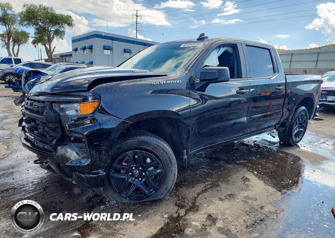 2025 Chevrolet Silverado K1500 Custom VIN:1GCPKBEKXSZ102872 - 1