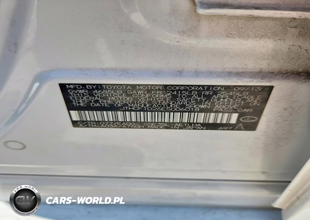 2014 Lexus Is 250 VIN:JTHCF1D26E5006018 - 13
