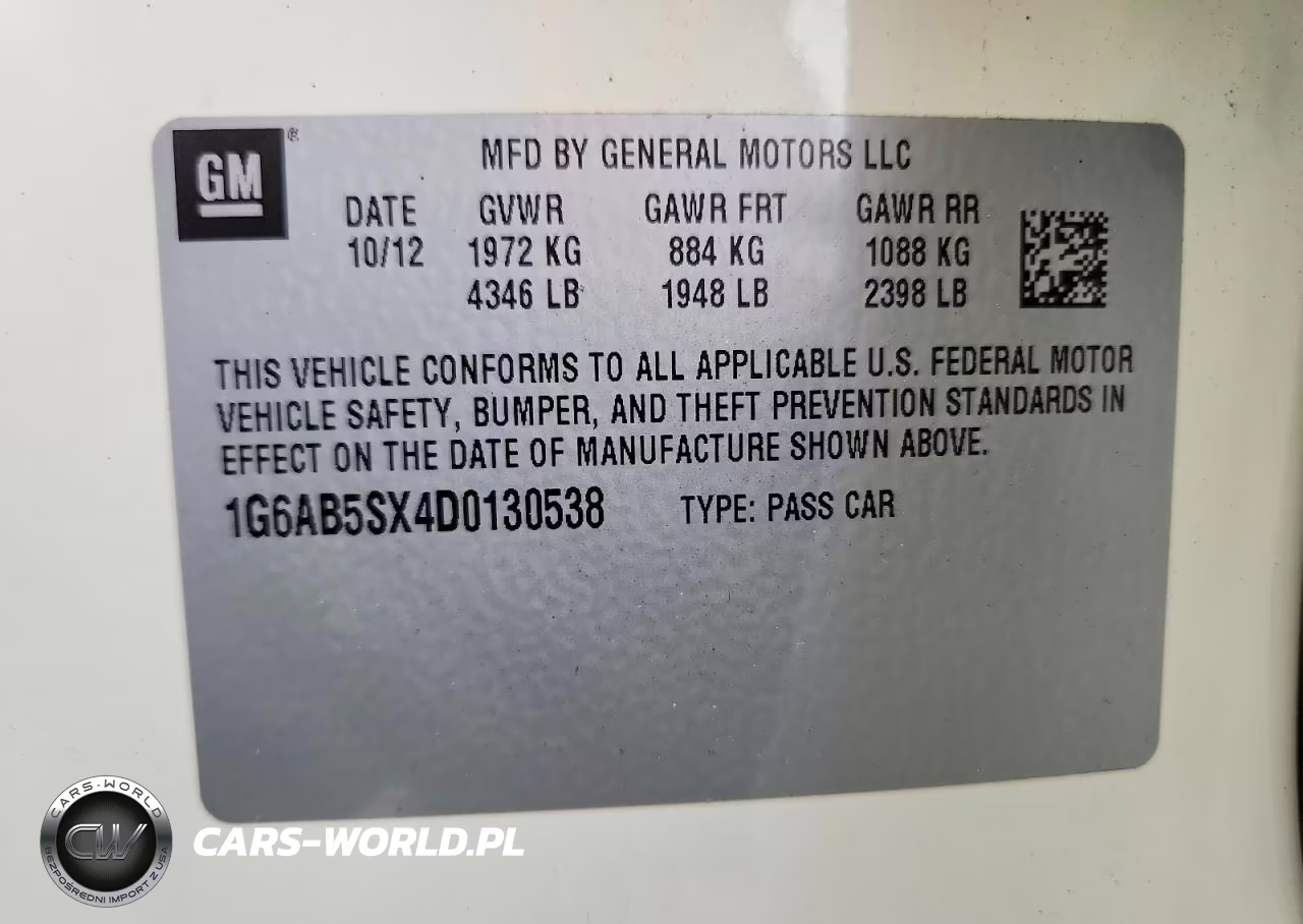 2013 Cadillac Ats Luxury VIN:1G6AB5SX4D0130538 - 12