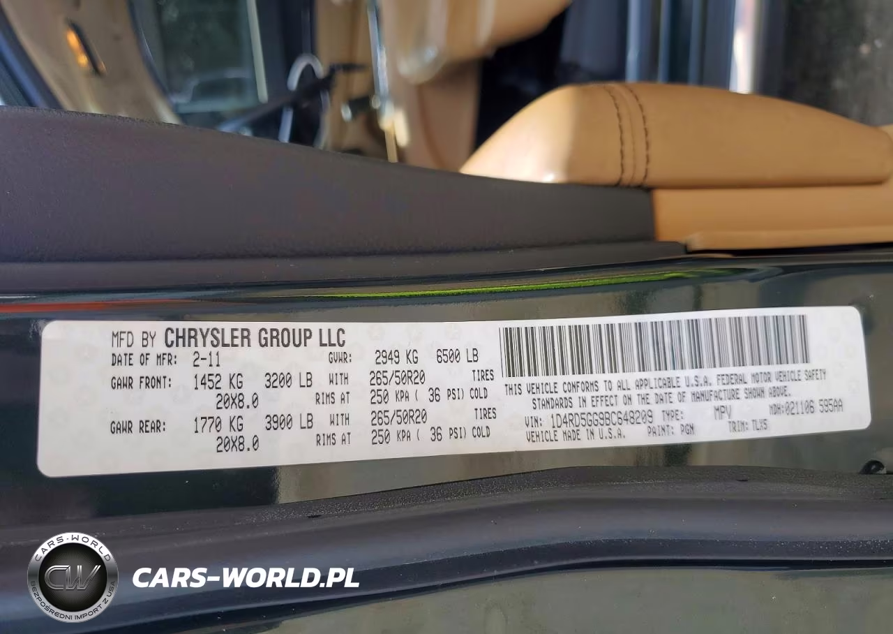 2011 Dodge Durango Citadel VIN:1D4RD5GG9BC648209 - 14