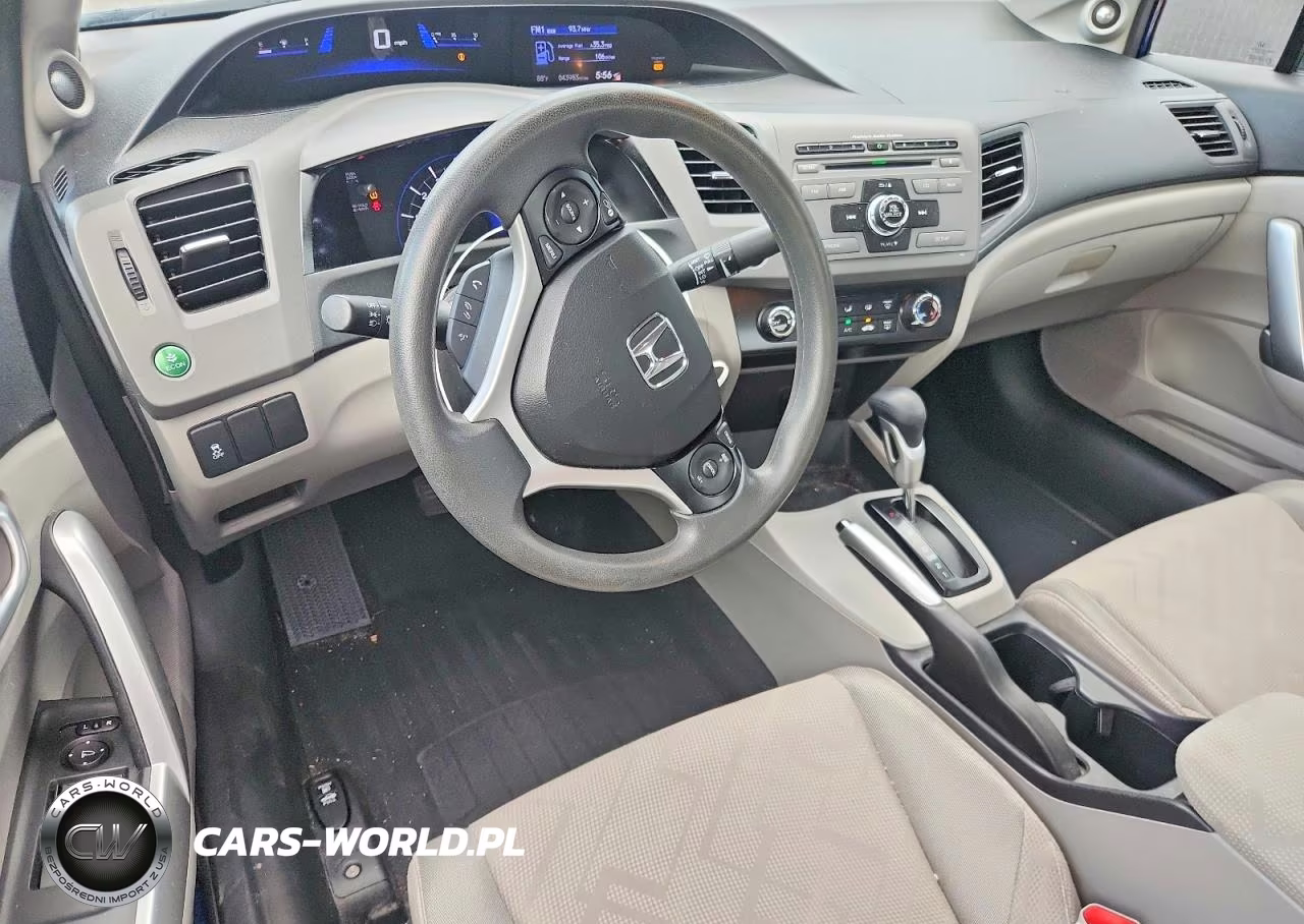 2012 Honda Civic Ex VIN:2HGFG3B82CH520566 - 8