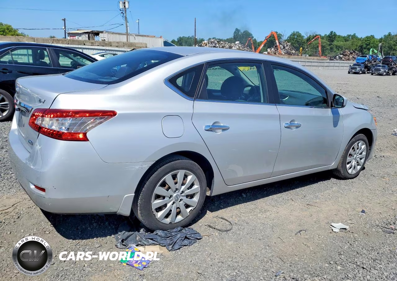 2014 Nissan Sentra Sv VIN:3N1AB7AP0EL667652 - 3