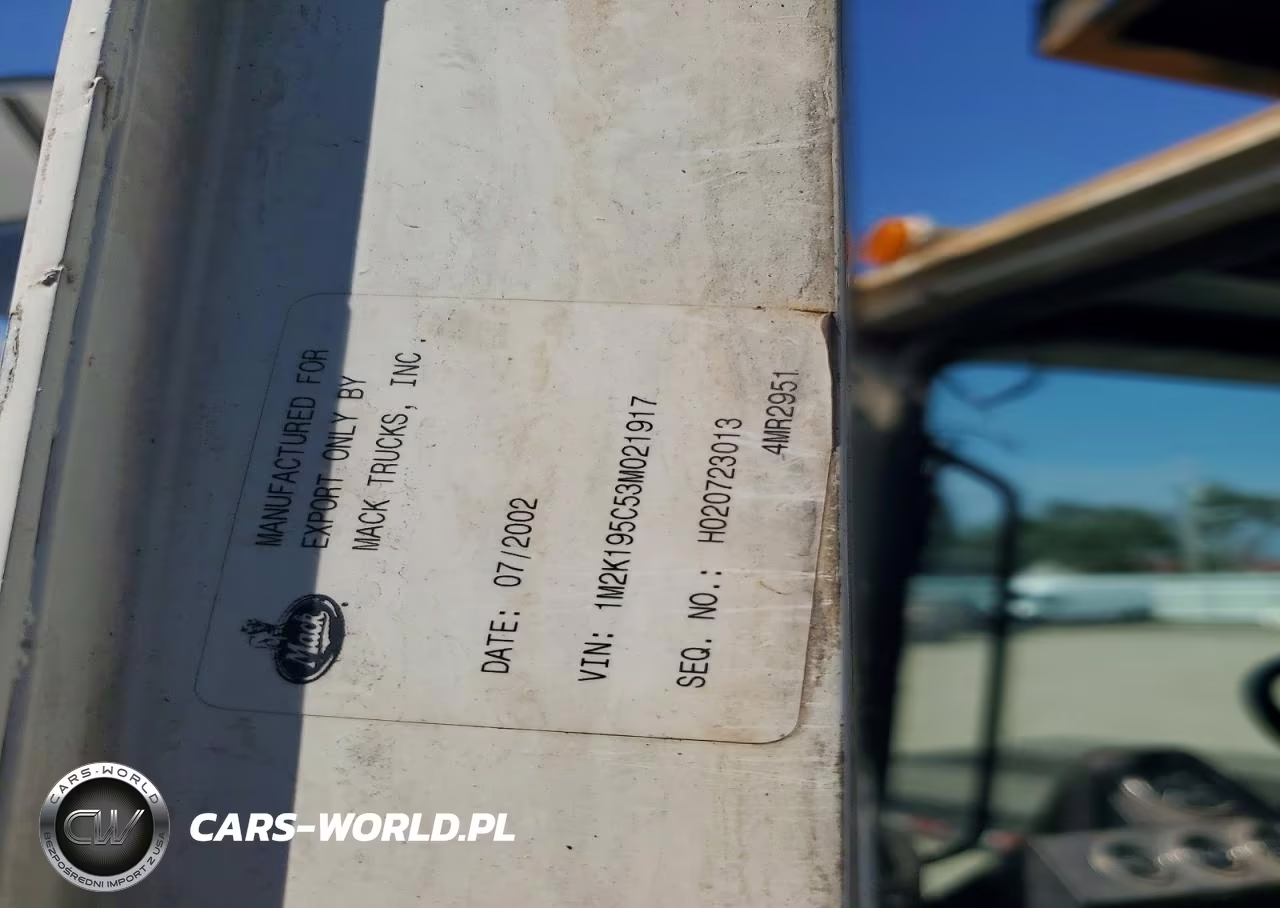 2003 Mack 600 Mr600 VIN:1M2K195C53M021917 - 11