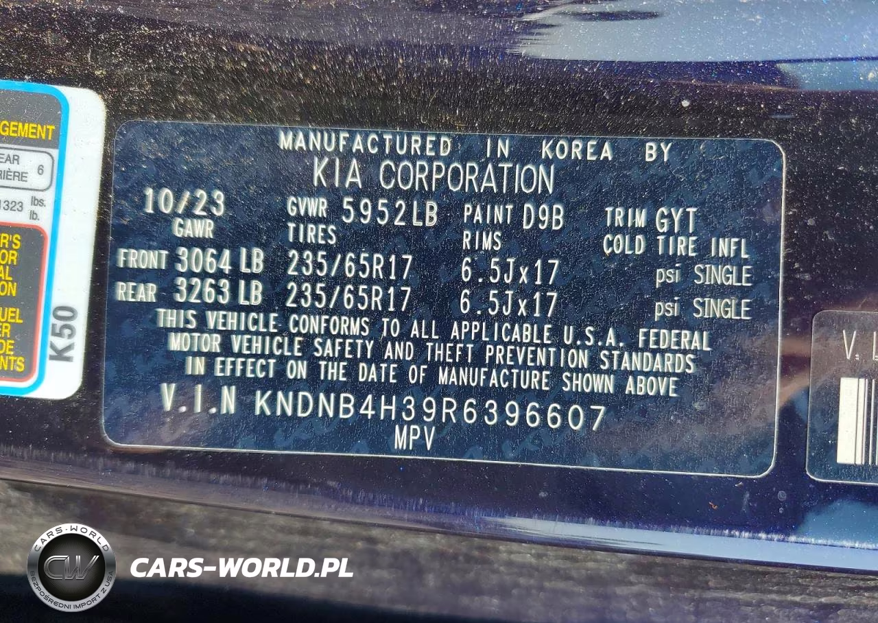 2024 Kia Carnival Lx VIN:KNDNB4H39R6396607 - 14